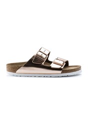 BIRKENSTOCK ARIZONA SOFT FOOTBED METALLIC COPPER ARIZONA BAKIR TERLİK 0952091 - BIRKENSTOCK