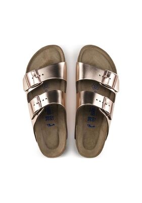 BIRKENSTOCK ARIZONA SOFT FOOTBED METALLIC COPPER ARIZONA BAKIR TERLİK 0952091 - 6