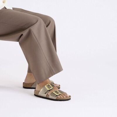 BIRKENSTOCK SYDNEY LUXE BUCKLE KADIN TERLİK 1029356 - 3