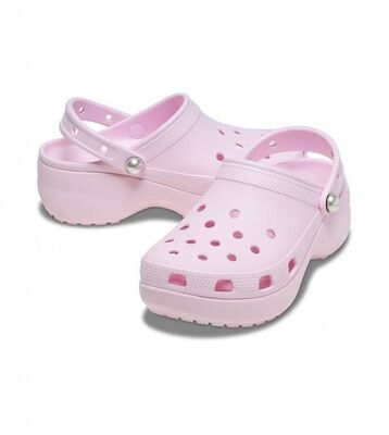 CROCS CLASSİC PLATFORM PEARL CLOG KADIN TERLİK 211231 - 3