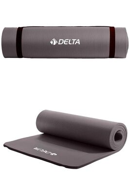 DELTA TNF384 10MM PİLATES MİNDERİ & YOGA MATI - KOYU GRİ - 1