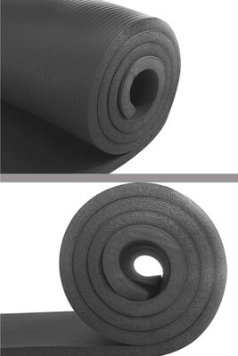 DELTA TNF384 10MM PİLATES MİNDERİ & YOGA MATI - KOYU GRİ - 2