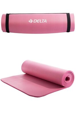DELTA TNF737 10MM PİLATES MİNDERİ & YOGA MATI - PEMBE - 3