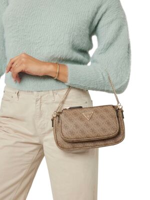 GUESS NOELLE DBL POUCH CRO KADIN ÇANTA HWBG7879710 - 3