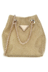 GUESS ZALINA POUCH KADIN ÇANTA HWRP9350750 GOL