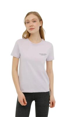 LUMBERJACK 4M WB V NECK 11CT126 4FX KADIN TİŞÖRT 101503847 - 2