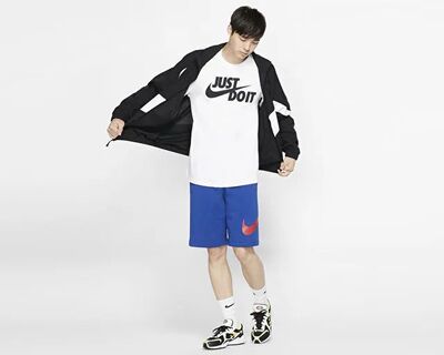 NIKE M NSW TEE JUST DO IT SWOOSH ERKEK TİŞÖRT AR5006 - 4