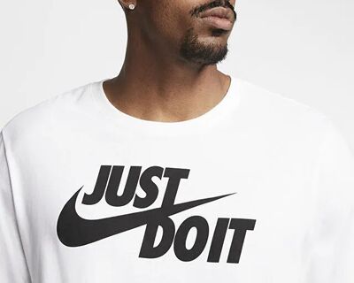 NIKE M NSW TEE JUST DO IT SWOOSH ERKEK TİŞÖRT AR5006 - 7