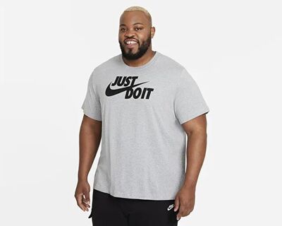 NIKE M NSW TEE JUST DO IT SWOOSH ERKEK TİŞÖRT AR5006 - 5