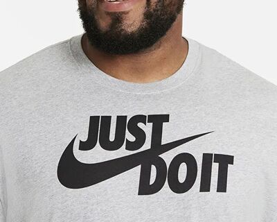 NIKE M NSW TEE JUST DO IT SWOOSH ERKEK TİŞÖRT AR5006 - 7
