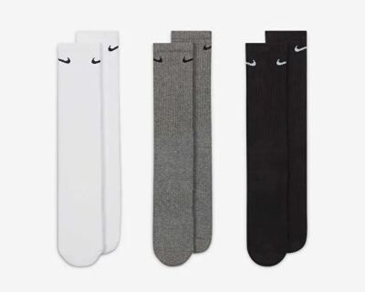 NIKE U NK EVERYDAY CUSH ANKLE 3PR UNISEX 3'LÜ ÇORAP SX7664 - 4