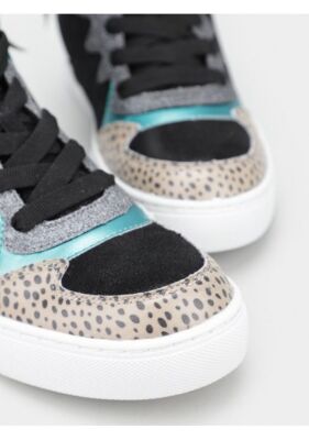 SKECHERS SIDESTREET-FIERCE REMIX ÇOCUK SPOR AYAKKABI 310076L - 5
