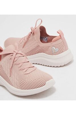 SKECHERS ULTRA FLEX 2.0 CASUAL SLİP ONS IN PİNK ÇOCUK SPOR AYAKKABI 302277L - 4