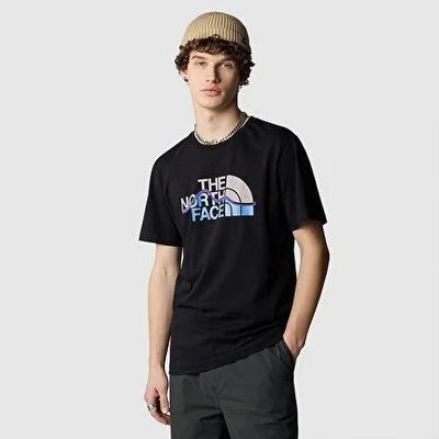 THE NORTH FACE M SS MOUNTAIN LINE TEE ERKEK TİŞÖRT NF0A87NTJK31 - 1