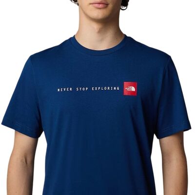 THE NORTH FACE M SS NEVER STOP EXPLORING TEE ERKEK TİŞÖRT NF0A87NSD1R1 - 4