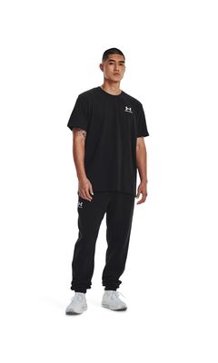 UA M LOGO EMB HEAVYWEIGHT SS ERKEK TİŞÖRT 1373997 - 2