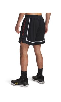 UA ZONE PRO 7IN MESH SHORT PRNTD ERKEK BASKETBOL ŞORTU 6000366 - 3