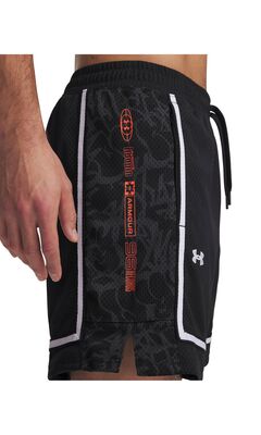 UA ZONE PRO 7IN MESH SHORT PRNTD ERKEK BASKETBOL ŞORTU 6000366 - 4