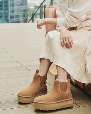 UGG NUEMEL PLATFORM CHELSEA KADIN BOT 1134526-CHE - 3
