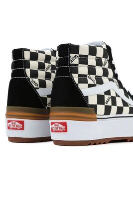VANS CHECKERBOARD SK8-HI STACKED KADIN SNEAKER VN0A4BTWVLV1 - 5